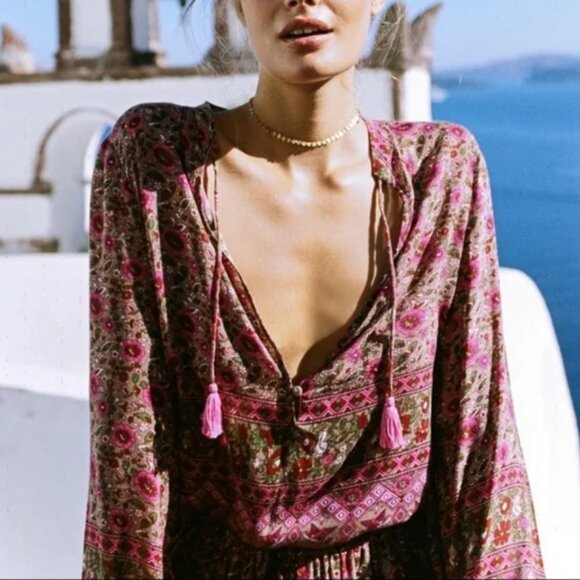 Spell and the Gypsy Kombi Blouse in Spice XS - Picture 3 of 12